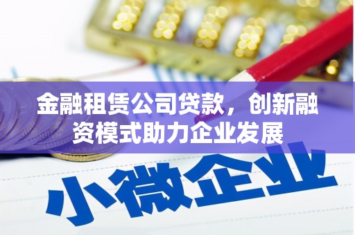 肥乡金融租赁公司贷款，创新融资模式助力企业发展