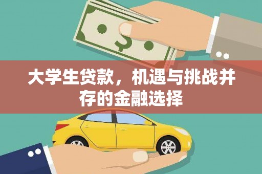 肥乡大学生贷款，机遇与挑战并存的金融选择