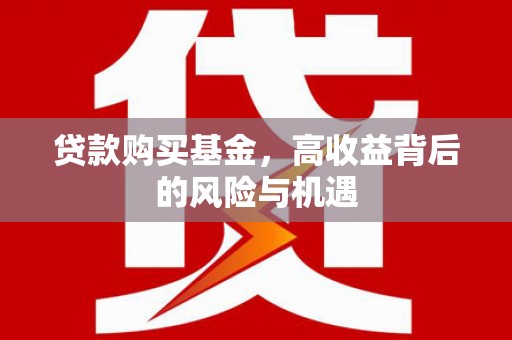 肥乡贷款购买基金，高收益背后的风险与机遇