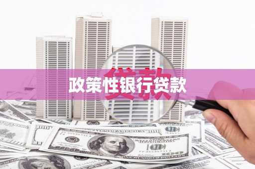 肥乡政策性银行贷款