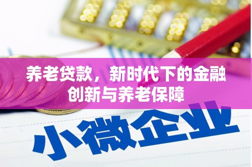 肥乡养老贷款，新时代下的金融创新与养老保障