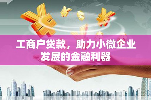肥乡工商户贷款，助力小微企业发展的金融利器