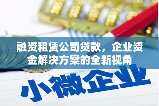肥乡融资租赁公司贷款，企业资金解决方案的全新视角