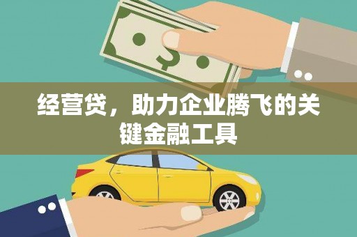 肥乡经营贷，助力企业腾飞的关键金融工具
