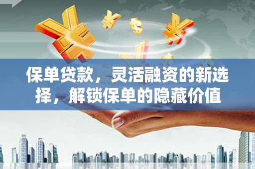 肥乡保单贷款，灵活融资的新选择，解锁保单的隐藏价值