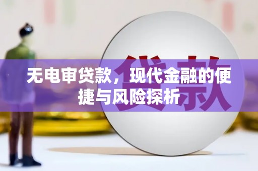 肥乡无电审贷款，现代金融的便捷与风险探析