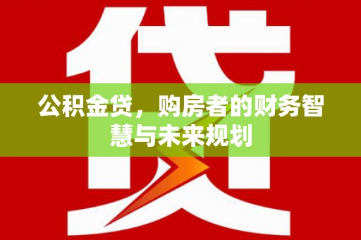 肥乡公积金贷，购房者的财务智慧与未来规划