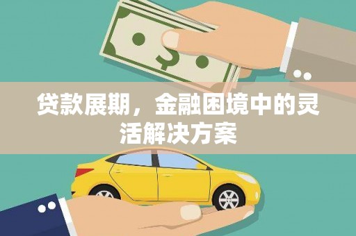 肥乡贷款展期，金融困境中的灵活解决方案