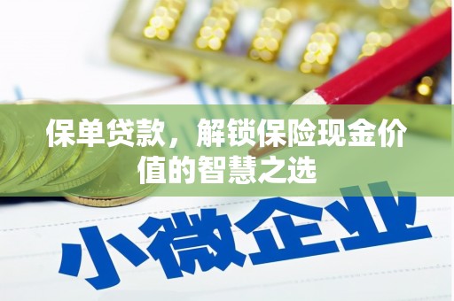 肥乡保单贷款，解锁保险现金价值的智慧之选