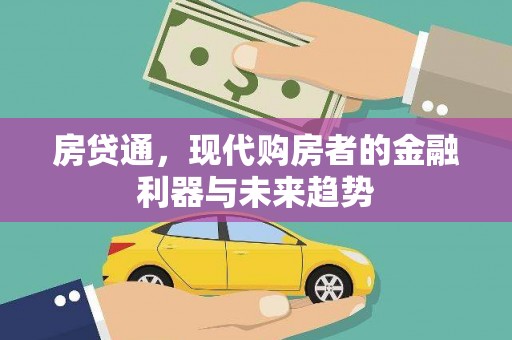 肥乡房贷通，现代购房者的金融利器与未来趋势