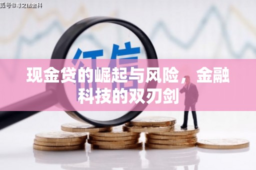肥乡现金贷的崛起与风险，金融科技的双刃剑