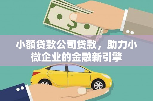肥乡小额贷款公司贷款，助力小微企业的金融新引擎