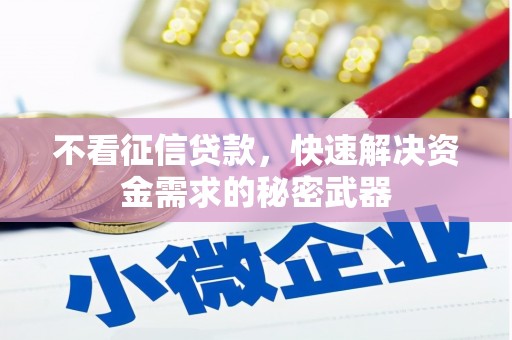肥乡不看征信贷款，快速解决资金需求的秘密武器