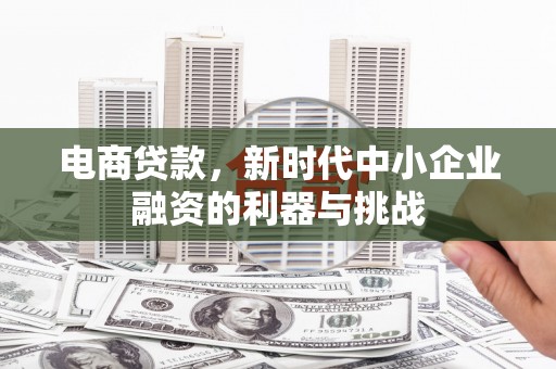 肥乡电商贷款，新时代中小企业融资的利器与挑战