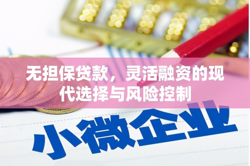 肥乡无担保贷款，灵活融资的现代选择与风险控制