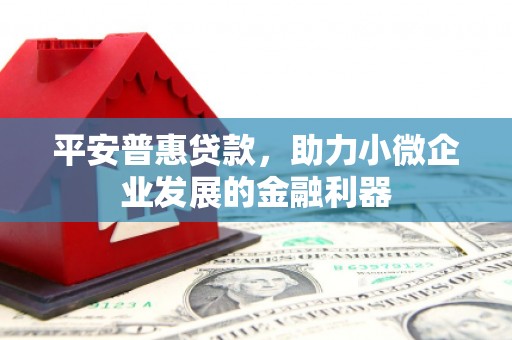 肥乡平安普惠贷款，助力小微企业发展的金融利器