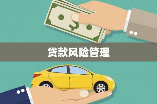 肥乡贷款风险管理