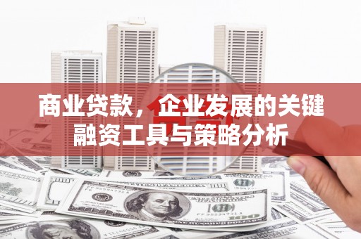 肥乡商业贷款，企业发展的关键融资工具与策略分析
