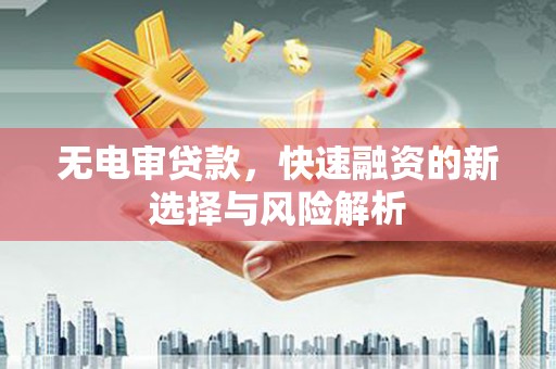 肥乡无电审贷款，快速融资的新选择与风险解析