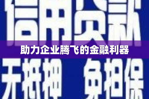 肥乡助力企业腾飞的金融利器