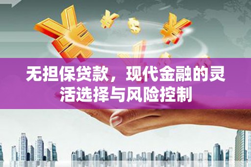 肥乡无担保贷款，现代金融的灵活选择与风险控制