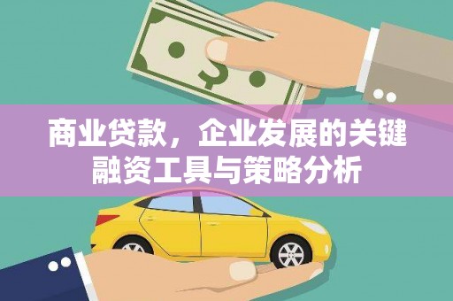 肥乡商业贷款，企业发展的关键融资工具与策略分析