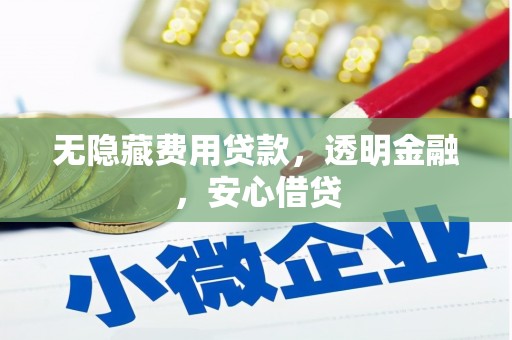 肥乡无隐藏费用贷款，透明金融，安心借贷