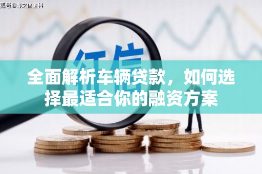 肥乡全面解析车辆贷款，如何选择最适合你的融资方案