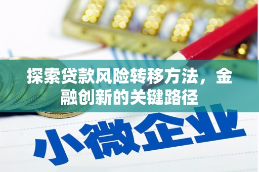 肥乡探索贷款风险转移方法，金融创新的关键路径
