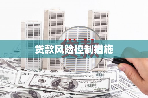 肥乡贷款风险控制措施