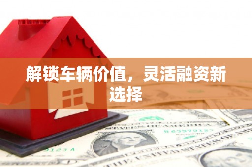 肥乡解锁车辆价值，灵活融资新选择