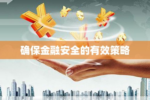 肥乡确保金融安全的有效策略