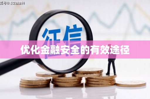 肥乡优化金融安全的有效途径