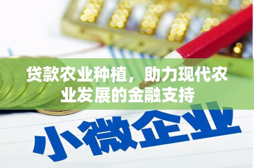 肥乡贷款农业种植，助力现代农业发展的金融支持