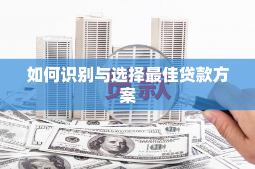 肥乡如何识别与选择最佳贷款方案
